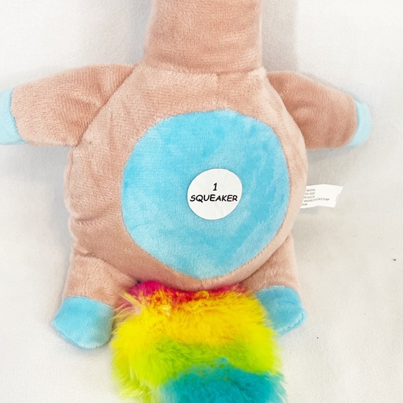 Unicorn Tribe Trend Interactive Animal Pet Dog Toy Pink Unicorn with Squeaker - Picture 4 of 10